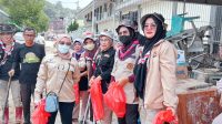 Pramuka Kwarcab Kota Kendari Turun Gunung Bersihkan Sisa Lumpur Dampak Banjir di RS Santa Anna