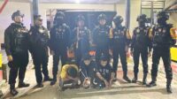 Respon Cepat, Tim Patroli Samapta Polda Sultra Amankan Tiga Pria Pembawa Sajam