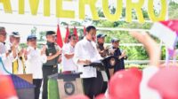 Presiden Joko Widodo Resmikan Bendungan Ameroro di Sulawesi Tenggara