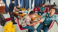 Jamin Kesehatan Prajurit, Lanal Kendari Gelar Urikes Bagi 229 Personelnya