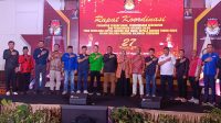 KPU Sultra Rakor Persiapan Pendaftaran dan Pemeriksaan Kesehatan Cakada Bersama Pimpinan Parpol