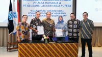 Jasa Raharja dan PT Jasaraharja Putera Teken MoU Dorong Peningkatan Pendapatan