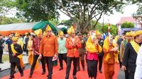 Jadi Tamu Kehormatan HUT ke 46 Kota Palu, Menkumham Dorong Kesadaran Hukum di Masyarakat