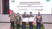 Perluas Jangkauan Layanan Perbankan, Bank Sultra dan Bank Jatim Sepakat Kerjasama
