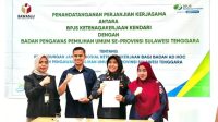 Bawaslu Kolaka dan BPJS Ketenagakerjaan Kendari Sepakat Kerjasama