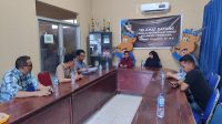 Pererat Sinergitas, Ketua PWI Sultra dan Kepala KUPP Lapuko Jalin Silaturahmi