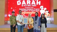 Pertamina Patra Niaga Regional Sulawesi Gelar Bakti Sosial Donor Darah dan VTC HIV/AIDS Sambut HUT Pertamina ke 67