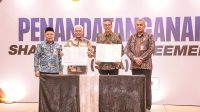 Bank Sultra dan Bank Jatim Resmi Jalin Sinergi KUB Lewat Penandatanganan Shareholder Agreement