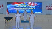 Danlantamal VI Pimpin Sertijab Danlanal Kendari dari Kolonel Laut (P) Adam Tjahja kepada Kolonel Laut (P) Dedi Wardana