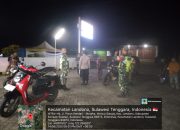 Babinsa Koramil Landono bersama Komduk Intes Patroli Cipta Kondisi Wujudkan Suasana Aman bagi Masyarakat