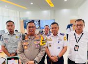 Dorong Pengendara Tertib Berlalulintas, BPTD Sultra bersama Forum LLAJ Pasang Announcer dan Kamera Pemantau Disejumlah Titik