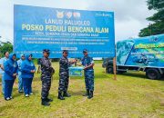 Wujud Solidaritas, Dankodaeral VI Salurkan Bantuan Lanal Kendari untuk Korban Bencana Sumatera Melalui Lanud Haluoleo
