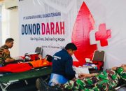 Peringati HUT ke-65, Jasa Raharja Sultra Gelar Aksi Donor Darah Gandeng Instansi Terkait