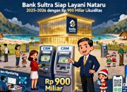 Jelang Nataru, Bank Sultra Siapkan Likuiditas Rp 900 Miliar untuk Kebutuhan Nasabah