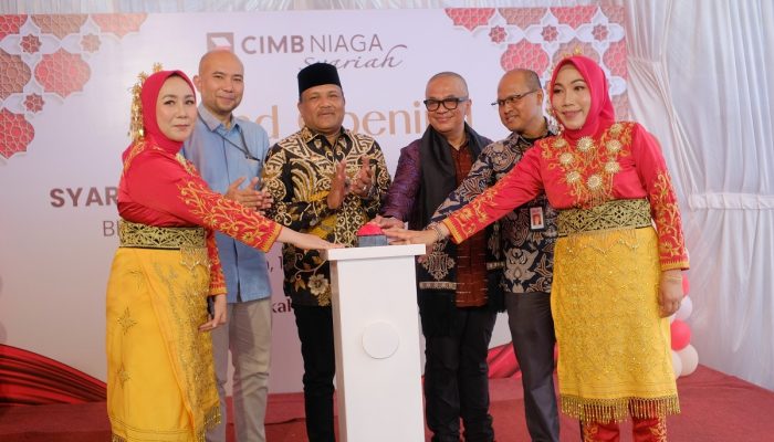 Perkuat Ekosistem Keuangan Syariah di Aceh, CIMB Niaga Syariah Resmikan Digital Branch Bireuen