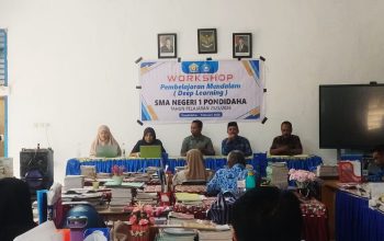 SMAN 1 Pondidaha Sukses Gelar Workshop Pembelajaran Mendalam bersama Pengawas dan Tim Fasilitator TLC Sultra