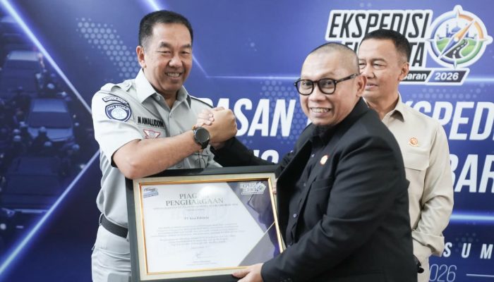 Jasa Raharja Hadiri Pelepasan Ekspedisi Elshinta Mudik Lebaran 2026, Perkuat Kolaborasi Keselamatan Transportasi Nasional