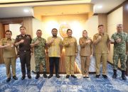Danlanal Dukung Pelaksanaan Agenda International UCLG ASPAC di Kendari: bersama Forkompinda Dampingi Walikota Audiensi dengan Mendagri