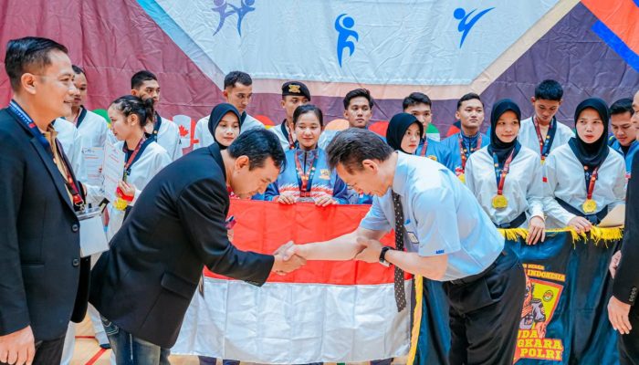 Polri Ukir Prestasi Dunia: Tim Taekwondo Garbha Presisi Polri Juara Umum di Jepang