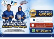 Semarak HUT Kota Kendari ke 195: Promo Spesial, Sambungan Air Aktif Lagi Cuma Rp195 Ribu