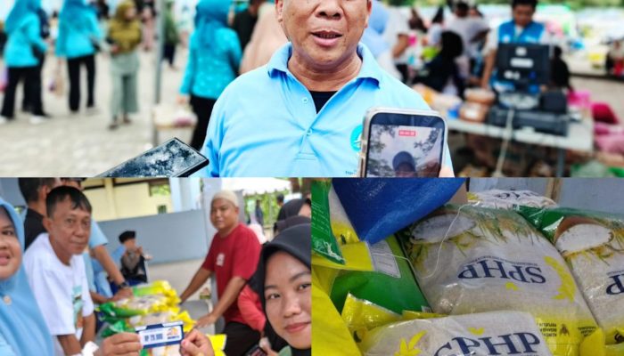 Gerakan Pangan Murah Semarak HUT ke 195 di Pantai Nambo Diserbu Warga, Beras SPHP 5 Ton Laris Manis