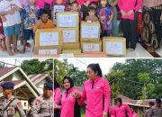 Tunjukkan Kepedulian, Bhayangkari Sultra Salurkan 150 Paket Bantuan ke Korban Banjir di Bantaran Kali Wanggu