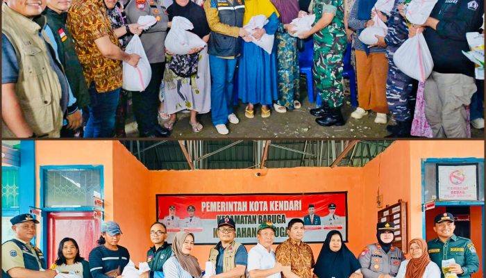 Koordinasi yang Baik, Pemkot Gerak Cepat Salurkan Bantuan Pangan Bapanas untuk Korban Banjir Kendari