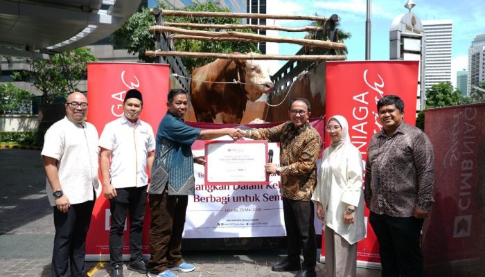 CIMB Niaga Syariah bersama Muhammadiyah dan Lembaga Mitra Berbagi Hewan Kurban di 31 Kantor Cabang