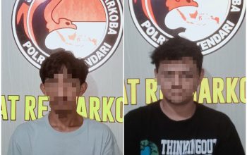 Polisi Tangkap 2 Mahasiswa Terduga Pengedar Sabu di Kendari