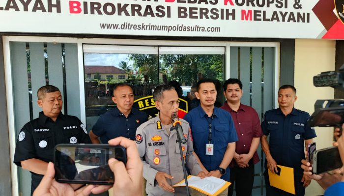 Gerak Cepat, Krimum Polda Sultra Tangkap 9 Terduga Pelaku Penyerangan Warga di Kawasan MTQ