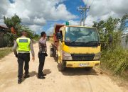 Respon Keluhan Warga, Satlantas Polresta Tindak Armada Truk Proyek Lorong Loloepis Baruga