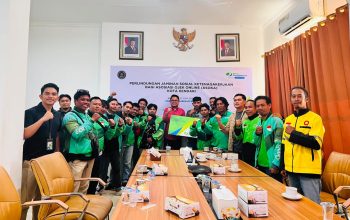BPJS Ketenagakerjaan Sultra Kolaborasi dengan Asosiasi Ojek Online Kota Kendari Dorong Kepesertaan