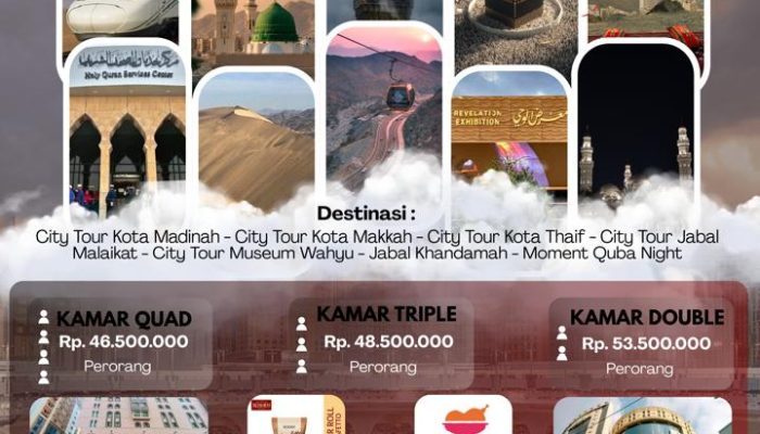 Ibadah Eksklusif 13 Hari, Mulya Safara Buka Pendaftaran Paket Umrah Spesial 3 Kali Umrah dan 2 Kali Jumat: Keberangkatan September 2026
