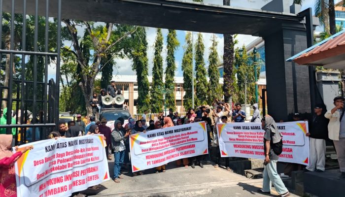 Ratusan Warga Lingkar Tambang Datangi DPRD Sultra, Tegaskan Dukungan untuk Pembangunan Tersus PT TIS