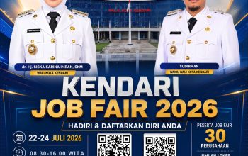 Siapkan Diri Anda, Kendari Job Fair 2026 Dibuka 22–24 Juli: Sediakan 700 Lowongan dari 30 Perusahaan
