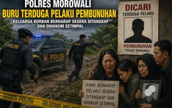 Polres Morowali Buru Terduga Pelaku Pembunuhan, Keluarga Korban Berharap Segera Ditangkap dan Dihukum Setimpal