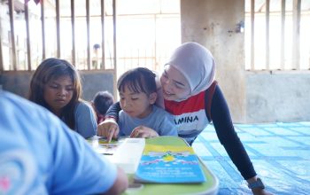 Pertamina Patra Niaga Sulawesi Bawa Keceriaan Anak Pesisir Bitung tepat di Hari Anak Nasional