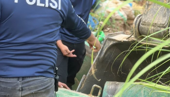 Krimsus Polda Sultra Tertibkan Aktivitas Tambang Emas Ilegal di Bombana, Puluhan Mesin Diamankan