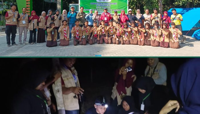 Kemah Konservasi, Mahasiswa KKN Tematik UHO Ajak Siswa SMPN 10 Kendari Jelajahi Keanekaragaman Satwa Liar di Kebun Raya