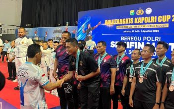 Tembus Tiga Besar Nasional, Polda NTB Sabet Juara III Bulutangkis Kapolri Cup 2026