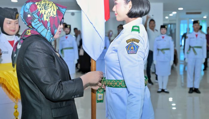 Kukuhkan 43 Anggota Paskibraka, Walikota Siska Karina Imran Harapkan Semangat Nasionalisme selama Menjalankan Tugas
