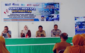 Tim Pembina Samsat Kendari dan Jasa Raharja Gelar Samsat Menyapa Kecamatan di Kadia