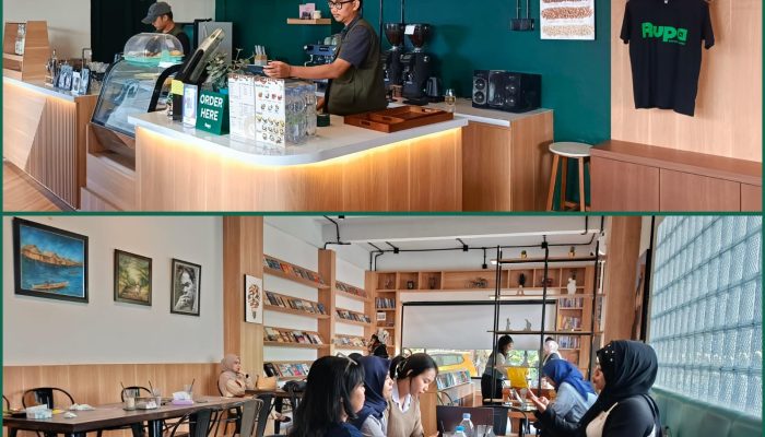 Rupa Coffee and Space, Tempat Ngopi Nyaman Sambil Baca Buku di Kendari