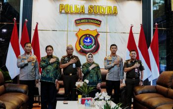 Polda Sultra, Kejati dan Pengadilan Tinggi Perkuat Sinergitas Penegakan Hukum Yang Berkeadilan dan Kemanfaatan Bagi Masyarakat