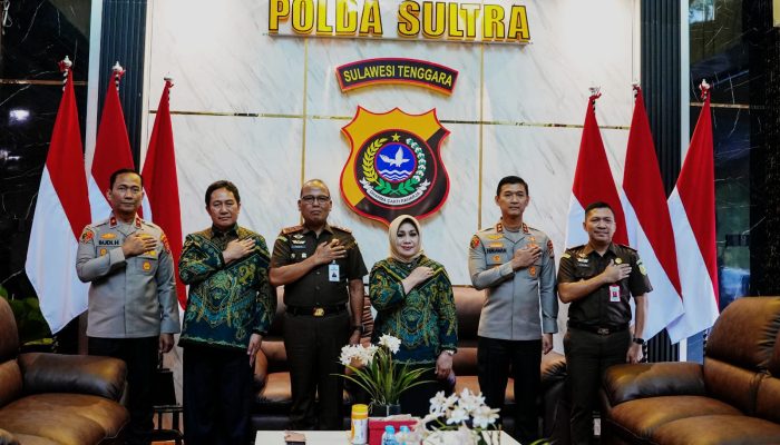 Polda Sultra, Kejati dan Pengadilan Tinggi Perkuat Sinergitas Penegakan Hukum Yang Berkeadilan dan Kemanfaatan Bagi Masyarakat