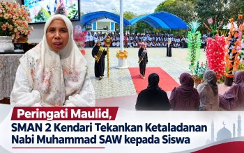 Peringati Maulid, SMAN 2 Kendari Tanamkan Keteladanan Rasulullah kepada Siswa