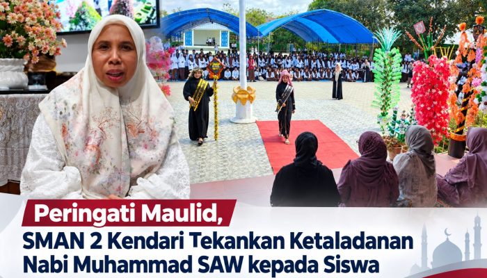 Peringati Maulid, SMAN 2 Kendari Tanamkan Keteladanan Rasulullah kepada Siswa