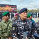 HUT ke 81 TNI AL, Lanal Kendari Gelar Apel Siaga dan Tasyakuran: Siap Bergerak Cepat Bantu Masyarakat Hadapi Karhutla