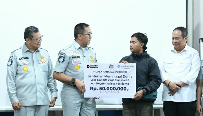 Korban KM Virgo Transport 8 Teridentifikasi, Jasa Raharja Serahkan Santunan Kurang dari 24 Jam