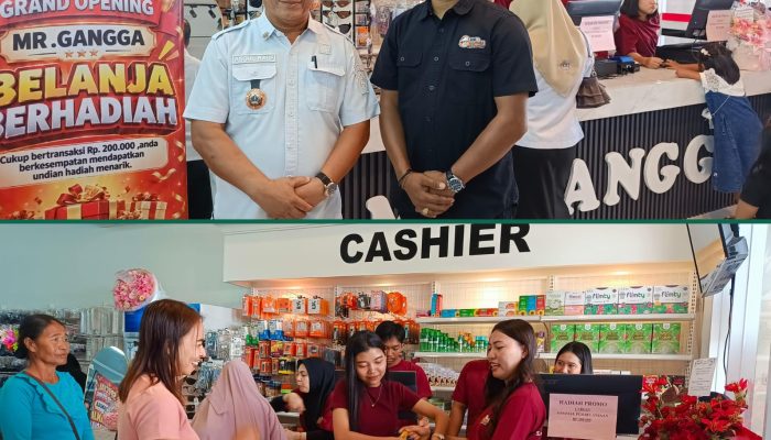 Grand Opening Mr. Gangga di Kendari, Hadirkan Kebutuhan Harian hingga Produk Kecantikan dengan Harga Terjangkau